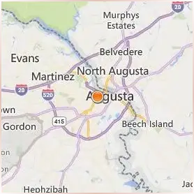 Augusta University Location Map Augusta University Location Map